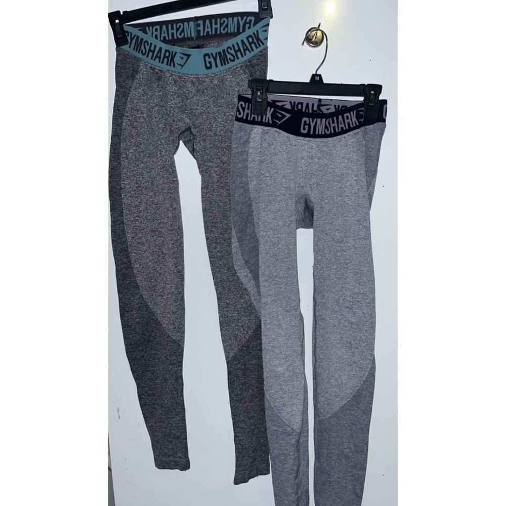 Gymshark Women's Dry Leggings Gray Size Small Pack of 2 Gym Workout Stretch